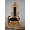 thumbnail image 3 of Gold and Black Fabric Lion Chair Size: 70" x 36" x 26"H, 3 of 11