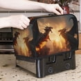 thumbnail image 7 of Fotbe Castle Cool Fire Dragon for Two Slice Toaster Cover, Fingerprint Protector, Super Soft Appliance Cover And Dust Cover,Bread Dust Cover & Fingerprint Protection, 7 of 7