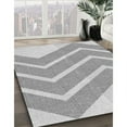 thumbnail image 2 of Ahgly Company Indoor Rectangle Patterned Battleship Gray Area Rugs, 2' x 4', 2 of 6