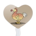thumbnail image 2 of Dodo Bird Heart Love Cupcake Picks Toppers Decoration Set of 6, 2 of 6