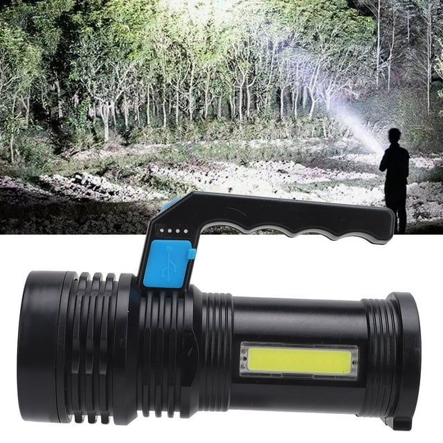 Linterna De Mano, Linterna LED De 4 Modos Resistente A Caídas Para Senderismo