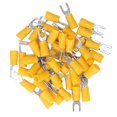 thumbnail image 1 of Conector de cable tipo U con pala aislada, 1210 AWG, crimpado de cable SV5.54, amarillo, paquete de 50, 1 of 5