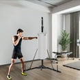 2 in 1 Height Adjustable Punching Heavy Bag Stand, Foldable Boxing Bag