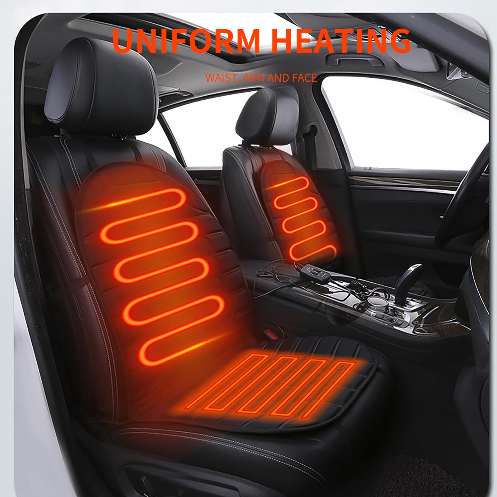 Buy Streetwize 12V Heated Car Seat Cushion, Car seat covers