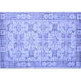 thumbnail image 1 of Ahgly Company Machine Washable Indoor Rectangle Persian Blue Traditional Area Rugs, 2' x 3', 1 of 4