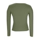 thumbnail image 5 of Neewe Womens Round Neck Long Sleeve Fitted Shirts Slim Fitting Pit Stripe Basic Tees Fall Going Out Tops, 5 of 7