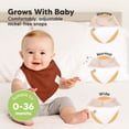 thumbnail image 4 of Baberos tipo bandana KeaBabies Quin, paquete de 8 para bebés, niñas y niños, 4 of 9