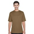 thumbnail image 2 of Crown Craze® Men's Zone Performance T-Shirt, 3.5 oz. 100% Polyester Interlock Bulk Tee, Assorted Short Sleeve Crewneck Plain Tees, Mixed Color Solid T-shirts (Dark+Bright Color 9 Pack, L), 2 of 7
