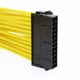 thumbnail image 5 of 24 Pines PSU PC Fuente De Alimentación Cable De Extensión Cable De Extensión 30 Cm Amarillo Yotijar Cable de extensión de alimentación de 24 pines, 5 of 8