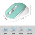 thumbnail image 4 of Computer Mouse Wireless, RaceGT 2.4G Ergonomic Optical Mouse, Computer Mouse for Laptop, PC, Computer, Chromebook, Notebook, Auto-sleep Mode, USB Receiver, 6 Buttons, 3 Adjustment DPI, Blue, 4 of 11