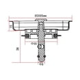 thumbnail image 5 of Colador de desagüe para fregadero, cesta de acero inoxidable de tamaño universal con desagüe de malla antibloqueo para cocina y baño, diseño antiobstrucciones que ofrece una limpieza sin, 5 of 5