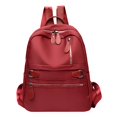 thumbnail image 3 of AMERTEER Male Female Students Solid Color Backpack Outdoor Leisure Campus Backpack Youth Simple Schoolbag，Gift, 3 of 7