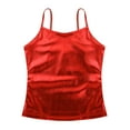 thumbnail image 3 of LiiYii Kids Girls One Piece Spaghetti Shoulder Straps Tank Top Gymnastic Sports Camisole Ballet Red 14, 3 of 8