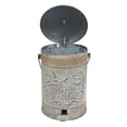 thumbnail image 5 of 2 Gal Vintage Small Step On Trash Can With Lid Liner and Handle, Farmhouse Rustic Garbage Can Watse Bin for Living Room Bathroom Office, 5 of 5