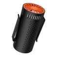 thumbnail image 4 of Ventilador de cintura con velocidad de viento ajustable, USB, portátil, 12000 RPM, regalo, ventilador de escritorio pequeño Negro, 4 of 9