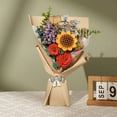 thumbnail image 2 of Robotime Rowood - DIY Wooden Flower Bouquet 3D Wooden Puzzle Figure, 2 of 11