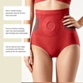thumbnail image 3 of Abcomgle Women's High Waisted Seamless Thermogenic Sculpting Shorts Tummy Control Butt Lifting Panties Body Shaper Underwear, 3 of 7