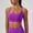 Electric violet, variant on Women's sports vest, removable chest pad, shock-proof, Moisture wicking, Yoga, running, fitness, Daily leisure