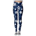 thumbnail image 1 of Zhanying Leggings de Noël pour Femmes Rouges Abordables Leggings Capri Infroissables pour Femmes Rose G, 1 of 7
