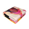 thumbnail image 3 of Throw Blanket for Couch - Digital Nomad Pink Landscape Soft Comfy Lightweight Cozy Warm Throw Blanket, Fuzzy Plush Flannel Blanket & Throws for Sofa and Bed All Season, 3 of 8