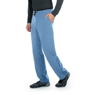 Barco One Wellness BWP508 Men's 4 Pocket Drawcord Cargo Welt Scrub Pant Ciel Blue XLSh