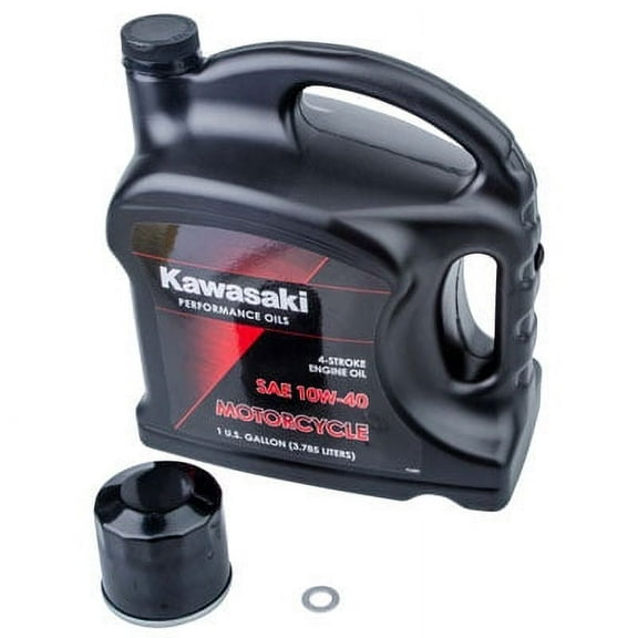 Oil Change Kit With Kawasaki 10W-40 For Kawasaki