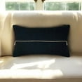thumbnail image 4 of PILLOWPIA Minerva Cotton Pillow Cover, Black, 20'' x 20'', Decorative Throw Pillow Case, 4 of 7