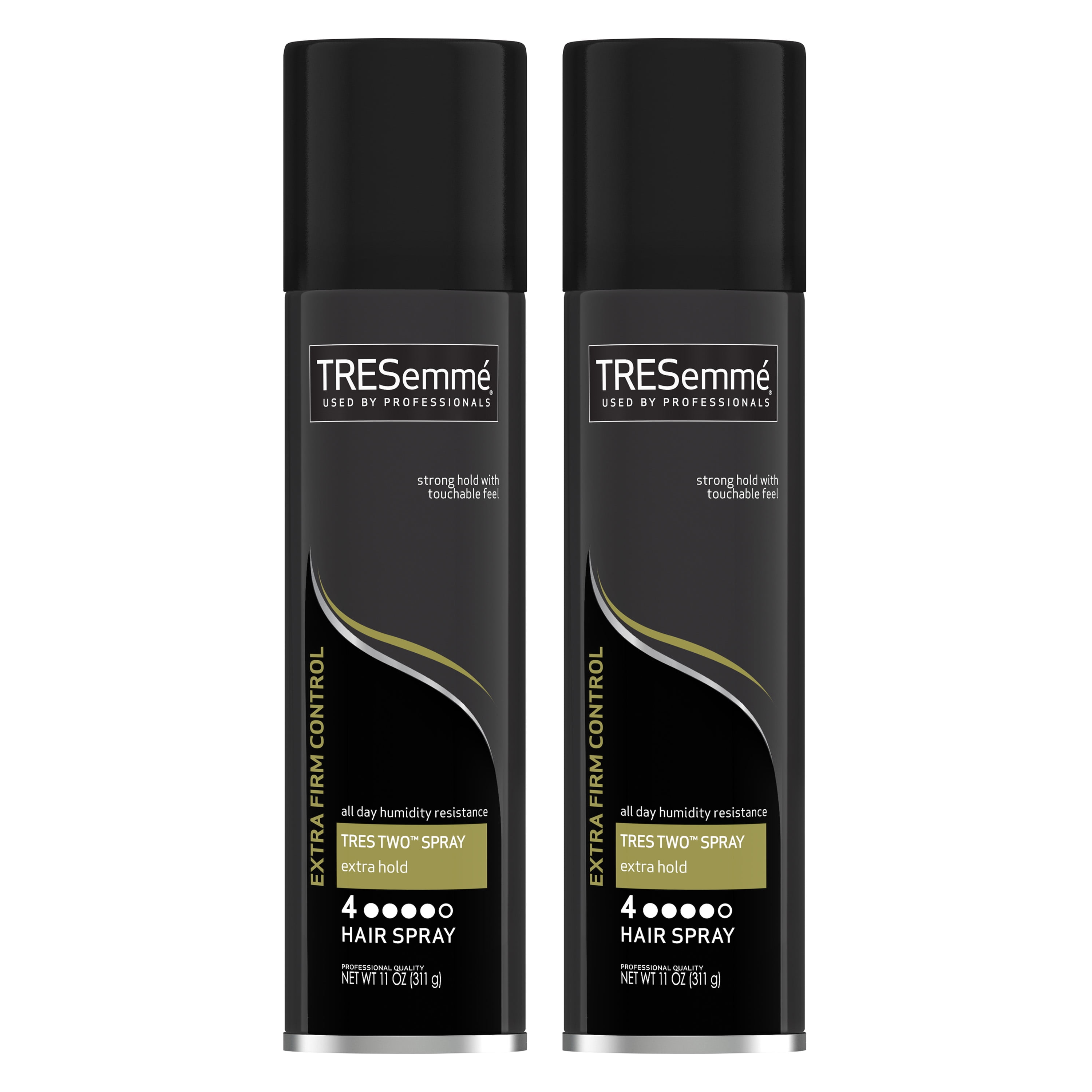 Tresemme Frizz Control Hair Spray, Extra Hold Humidity Resistant for All  Hair Types, 11 oz 2 Count 