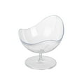 thumbnail image 3 of Mini Serve 2 oz Round Clear Plastic Ball Chair - 2 3/4" x 2 3/4" x 2 3/4" - 100 count box, 3 of 11
