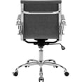 thumbnail image 4 of Interion Conference Room Chair with Mid Back & Fixed Arms Fabric Gray, 4 of 4