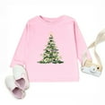 thumbnail image 6 of Watercolor Christmas Tree Sparkle - Toddler Long Sleeve Graphic Tee and Youth Long Sleeve Graphic T-Shirt, 6 of 18