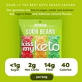 thumbnail image 2 of Kiss My Keto Gummies Candy – Low Carb Candy Sour Bears, Keto Snack Pack – Healthy Candy Gummys – Vegan Candy, Keto Gummy Candy – Keto Candy Gummies (32-pack), 2 of 7