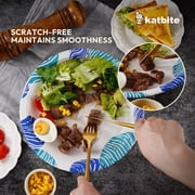 Katbite 9-inch Compostable Paper Plates, Biodegradable, 125-Count