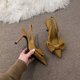thumbnail image 5 of Zapatos de mujer, novedad de verano 2024, zapatos de tacón con nudo de mariposa para mujer, zapatos de tacón fino con punta puntiaguda, zapatos de tacón alto para mujer, 5 of 5