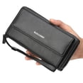 thumbnail image 4 of Cartera de hombre, informal, de negocios, de gran capacidad, tipo sobre, con estampado de lichi, tarjetero, tipo sobre, 4 of 5