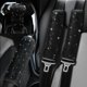 thumbnail image 1 of Almohadillas para el hombro para cinturón de seguridad de terciopelo suave, funda para cinturón de seguridad con diamantes de imitación para mujer, funda para freno de mano de cristal, juego de anillo, 1 of 5
