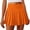 Orange, variant on Pinspark Pleated Athletic Skirts for Women Tummy Control Tennis Skirt with Shorts Underneath Golf Mini Skort with Pocket