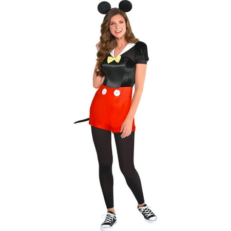 Party City Mickey Mouse Halloween Costume for Women, with Accessories