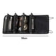 thumbnail image 2 of Bolsas organizadoras de maquillaje para viajes, enrollables, desmontables, para colgar artículos de tocador, plegables, color negro, 2 of 5
