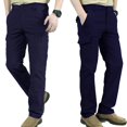 thumbnail image 5 of Men Work Multi-Pockets Cargo Pants Climbing Hiking Quick Dry for Outdoor Summer(Gray M), 5 of 5
