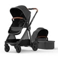thumbnail image 1 of Mompush Ultimate2 Baby Stroller for Toddler with Removable Bassinet, Reversible Stroller Seat - Full-Size for Comfortable Outings with Baby - Smooth Glide Bassinet Stroller, 1 of 5
