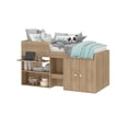 thumbnail image 1 of Cama Multifuncional Individual C/Mesa De Estudio Roble BB08, 1 of 4