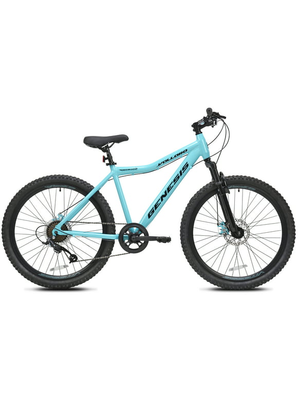 Genesis 26-inch Vallaro Women's Aluminum Mountain Bike, Light Blue