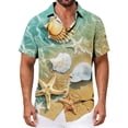 thumbnail image 3 of SCSAlgin Hawaiian Button Down Shirt Unisex, Short Sleeve Tropical Summer Shirt for Beach, Spring, Holiday & Birthday Gift, 3 of 5