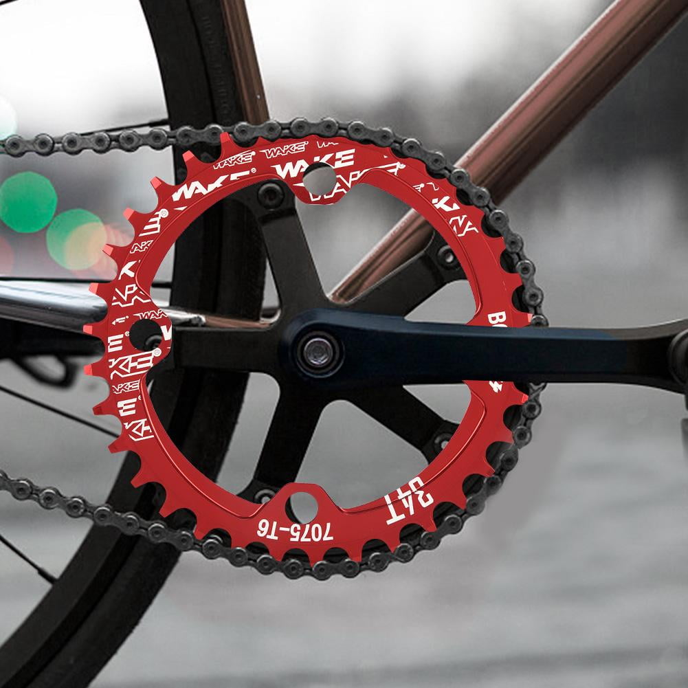 Tebru Chain Ring,WAKE BCD104 Mountain Bike Aluminium Alloy Single Crank