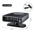 thumbnail image 3 of lionlar 2 Car Heater 2 Gear Rotatable for Automobile RV Vehicle 12V 120W, 3 of 4