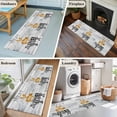 thumbnail image 6 of 2x6 Washable Runner Rug, Farm Animal Non-Slip Hallway Runner for Entryway Kitchen Bedroom, Chicken Pig Cow Farmhouse Gray Board Indoor Carpet Runner Floor Mat, 6 of 9