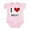 Petal Pink, variant on CafePress - I Love Meat Infant Creeper - Baby Light Bodysuit, Size Newborn - 24 Months