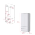 thumbnail image 4 of Newboti Furniture Armoire Closher, Bedroom, White 39314, 4 of 7