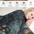 thumbnail image 3 of Orinice Wolf Throw Blanket, Super Soft Warm Throw Blanket for Couch, Sofa, Chair, Bed - Extra Cozy, Machine Washable, Comfortable Home Decor, 40x50in, 3 of 6